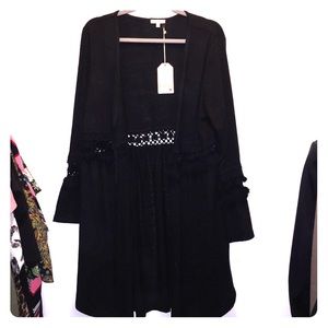 Jodifl thin cardigan black